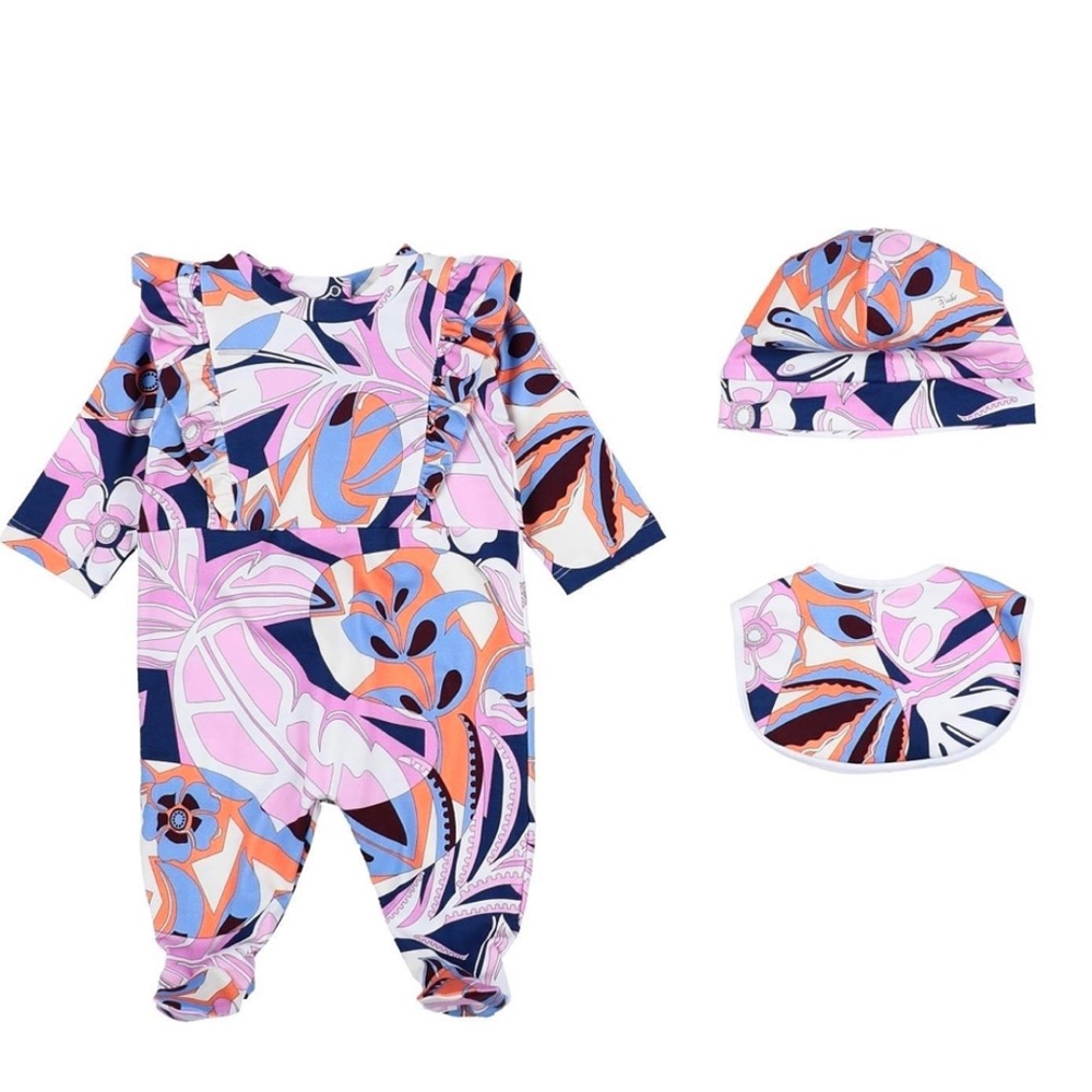 Emilio Pucci Baby Romper Onesie NWT